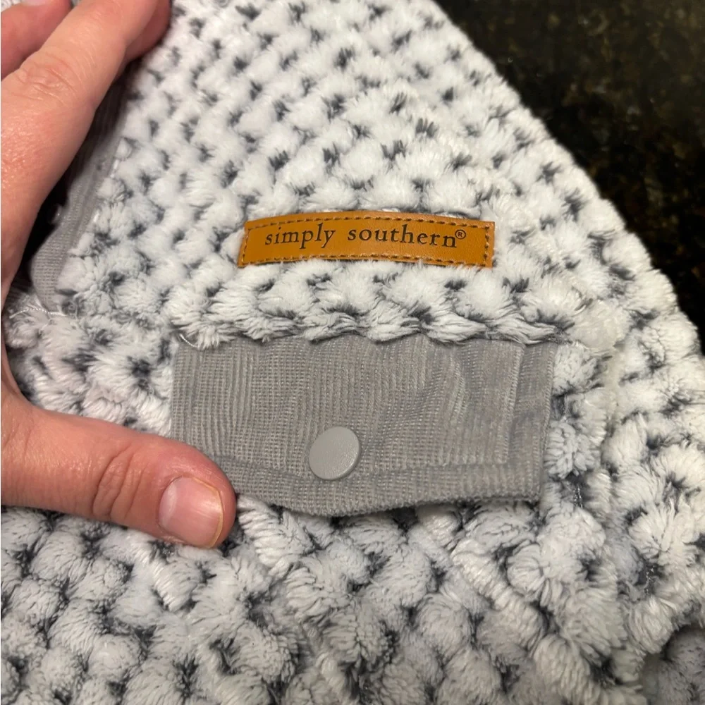 SIMPLY SOUTHERN Girl’s Pullover Sherpa Fleece Jacket